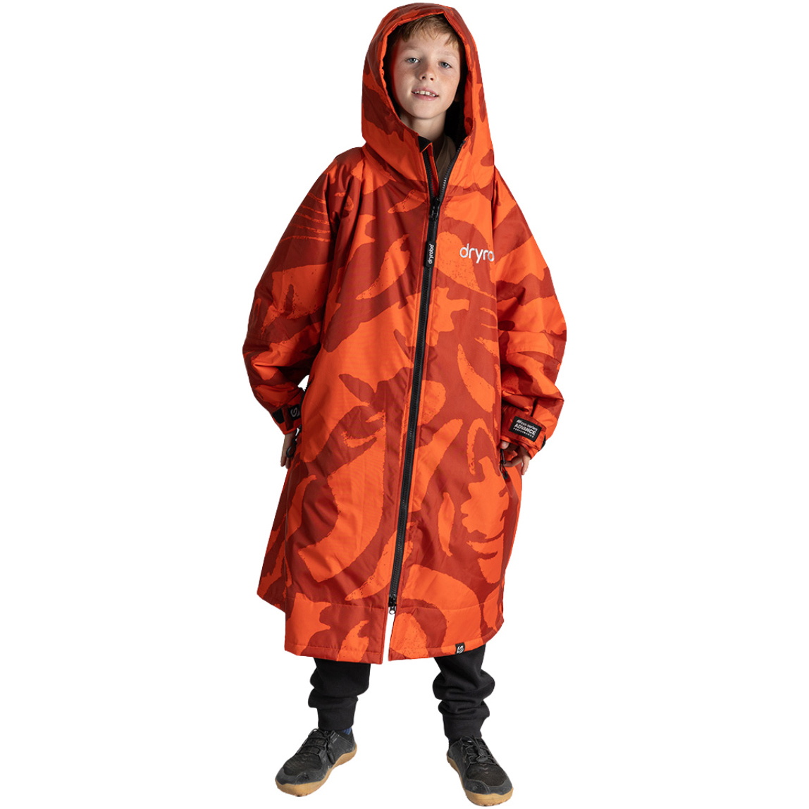 2026 Dryrobe Advance Junior Long Sleeve Changing Robe V3KSLSDA - Mosaic Palm